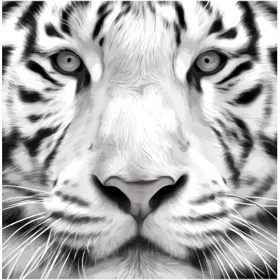 Ρόλερ Μερικής Συσκότισης AN9201 Ζώα-Τίγρη