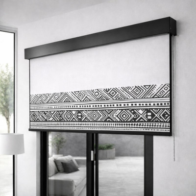 Ρόλερ - Ρολοκουρτίνα Σχέδιο Γραμμικό Σχέδιο