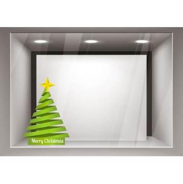 Αυτοκόλλητα Βιτρίνας Χριστούγεννα-Δέντρο xmas03