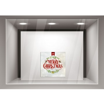 Αυτοκόλλητα Βιτρίνας Χριστούγεννα- Όμορφες Ευχές xmas27