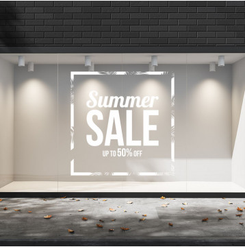 Summer Sales  21 Εκπτωτικά  Αυτοκόλλητα Βιτρίνας 