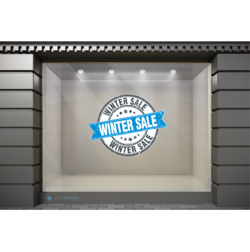 WSL032 Αυτοκόλλητα Βιτρίνας / Τοίχου - Winter Sale