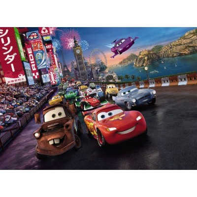 Φωτοταπετσαρία τοίχου παιδική με Αυτοκίνητα McQueen DISNEY 254x184cm