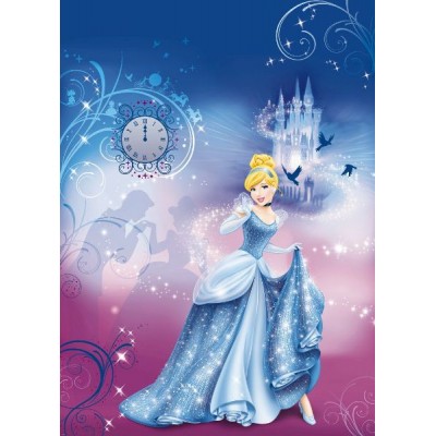 Φωτοταπετσαρία τοίχου παιδική Cinderella's (PRINCESS) DISNEY184x254cm