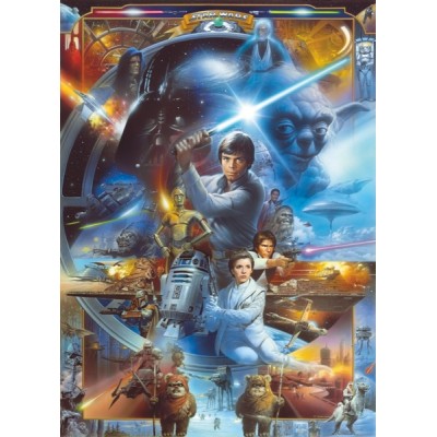Φωτοταπετσαρία τοίχου παιδική Komar 4-441"Star Wars Luke Skywalker Collage" 184x254cm
