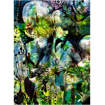 Φωτοταπετσαρία τοίχου Κομαρ 4-915 "Aphrodite's Garden"  (flowers) 184x254cm