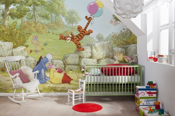 Φωτοταπετσαρία τοίχου παιδική Komar 8-460 "Winnie the Pooh Ballooning"  DISNEY 368x254cm