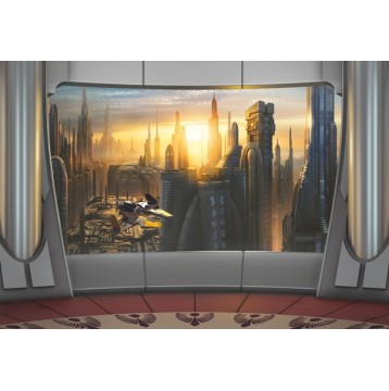 Φωτοταπετσαρία τοίχου παιδική Komar 8-483 "Star Wars Coruscant View"  368x254cm