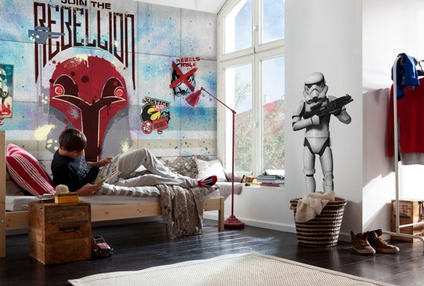 Φωτοταπετσαρία τοίχου παιδική Komar 8-485 "Star Wars Rebels Wall" 368x254cm