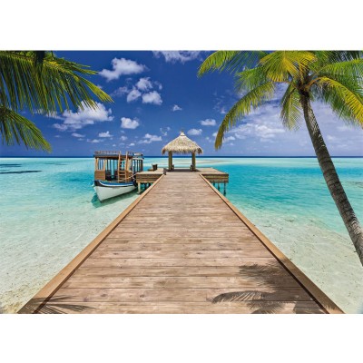 Φωτοταπετσαρία τοίχου Komar 8-921 "Beach Resort"  (Maldives Beach) 368x254cm