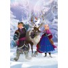 Φωτοταπετσαρία τοίχου παιδική Disney Frozen Kristoff and Anna  312x219
