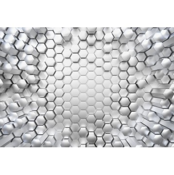 Φωτοταπετσαρία τοίχου 3D Komar 8-206  "Titanium" Γεωμετρικά σχήματα 368X254