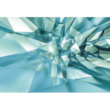 Φωτοταπετσαρία τοίχου 3D Komar 8-879  "Crystal Cave" Γεωμετρικά σχήματα 368X254
