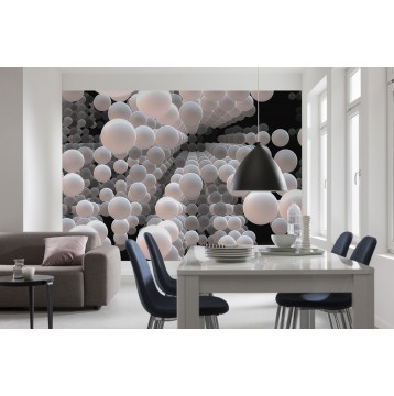 Φωτοταπετσαρία τοίχου 3D Komar 8-880  "Spherical" Γεωμετρικά σχήματα 368X254