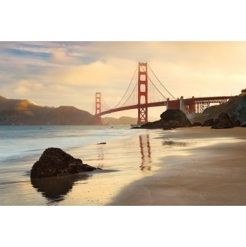 Φωτοταπετσαρία τοίχου Komar XXL4-054 Non woven Vlies Γέφυρα Golden Gate 368x248cm