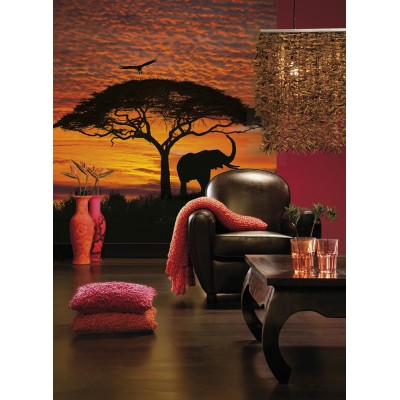 Φωτοταπετσαρία τοίχου National Geographic Komar 4-501 "African Sunset" 194x270 cm 
