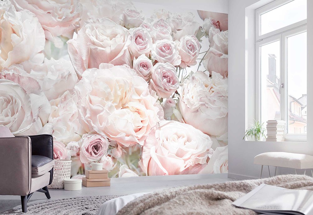 Φωτοταπετσαρία τοίχου Φλοράλ Komar 8-976 "Spring Roses" 368x254cm