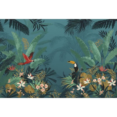 Φωτοταπετσαρία τοίχου Tropical Komar XXL4-1013 Non woven Vlies "Enchanted Jungle" 368x248cm