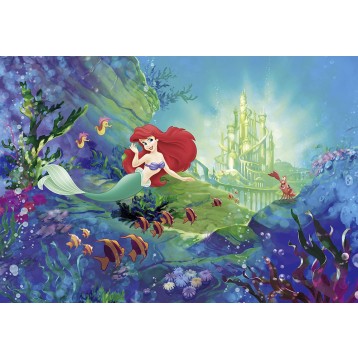 Φωτοταπετσαρία τοίχου παιδική Komar 8-4021 "Ariel's Castle" DISNEY 368x254cm