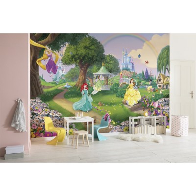 Φωτοταπετσαρία τοίχου παιδική Komar 8-449 "Princess Rainbow"  DISNEY 368x254cm