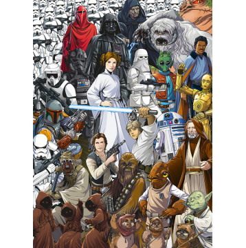 Φωτοταπετσαρία τοίχου παιδική Komar 4-4111 Classic Cartoon  Collage  STAR WARS 184x254cm