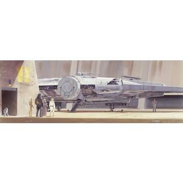 Φωτοταπετσαρία τοίχου παιδική Komar 4-4112 Millenium Falcon STAR WARS 368x127cm