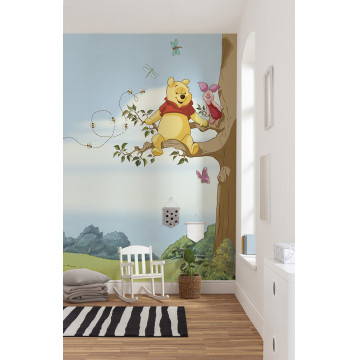 Φωτοταπετσαρία τοίχου παιδική Komar 4-4116 Winnie Pooh Tree DISNEY 184x254cm