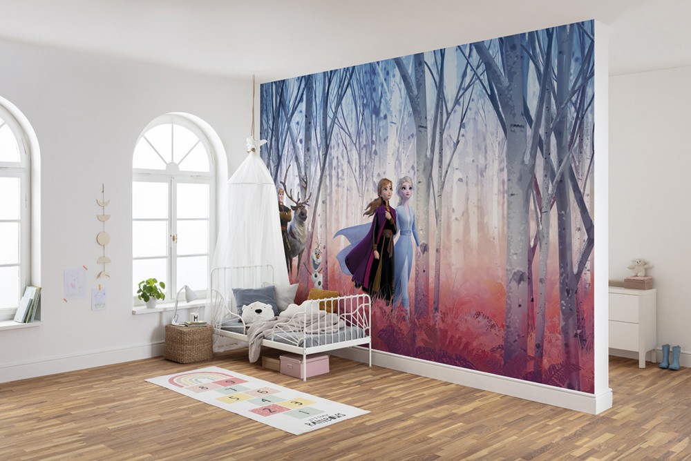 Φωτοταπετσαρία τοίχου παιδική Komar 8-4102 Frozen Friends for ever DISNEY 368x254cm