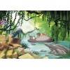 Φωτοταπετσαρία τοίχου παιδική  Komar 8-4106  Jungle book swimming with Baloo  DISNEY 368x254cm
