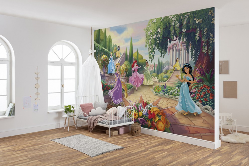 Φωτοταπετσαρία τοίχου παιδική Komar 8-4109 Princess Park DISNEY 368x254cm