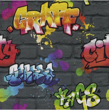 Ταπετσαρία τοίχου Rasch Γκράφιτι ( graffiti )10,05x0,53