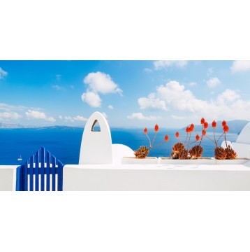 Ρόλερ - Ρολοκουρτίνα Σχέδιο Ελλάδα - Τουρισμός 4 Με θέα το Αιγαίο 