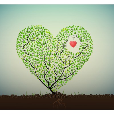 Ρόλερ - Ρολοκουρτίνα Σχέδιο Φενγκ Σουι - Ασία 15 Το δέντρο της καρδιάς