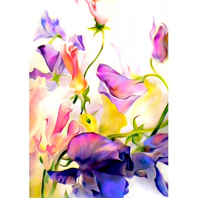 Ταπετσαρία Φύση - Λουλούδια - Floral 85 Κυκλάμινα