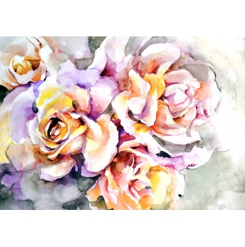 Ρόλερ - Ρολοκουρτίνα Σχέδιο Φύση - Λουλούδια - Floral 129