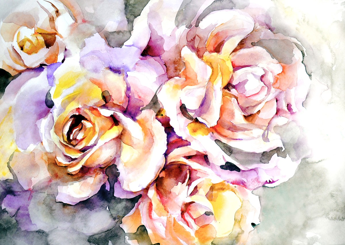 Ρόλερ - Ρολοκουρτίνα Σχέδιο Φύση - Λουλούδια - Floral 129