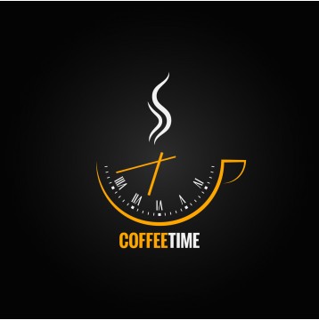 Ρόλερ - Ρολοκουρτίνα Σχέδιο Κουζίνα - Καφές 51 Ρολόι με θέμα τον καφέ
