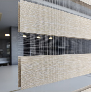 Διπλό ρόλερ Zebra V2 Κρέμ ΖΑ22