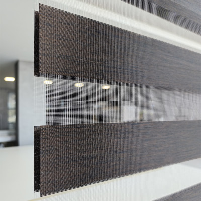 Διπλό ρόλερ Zebra 87-V6 Καφέ ΖΑ35