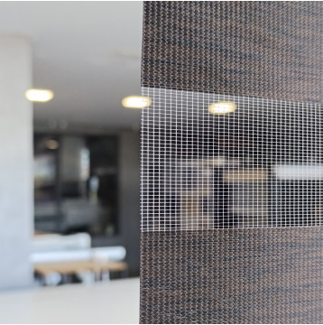 Διπλό ρόλερ Zebra Ελεγχόμενης σκίασης 87-V6 Καφέ Wenge ΖΑ35