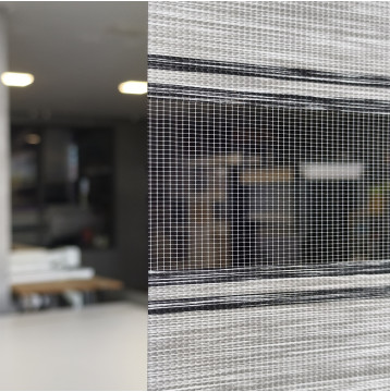 Διπλό ρόλερ Zebra V11 Γκρι-Μαύρη Ρίγα ΖΑ19