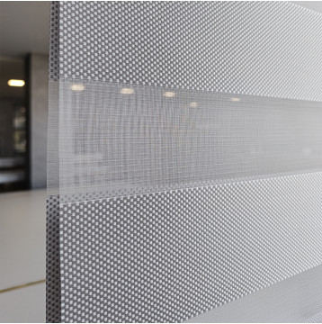 Διπλό ρόλερ Zebra V6 Γκρι Ασημί πικέ ΖΑ29ΑΝ