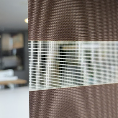 Διπλό ρόλερ Zebra V13 Καφέ ΖΑ7