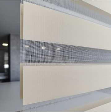 Διπλό ρόλερ Zebra Ελεγχόμενης σκίασης 616-V2 Μπεζ Ανοικτό ΖΑ4 