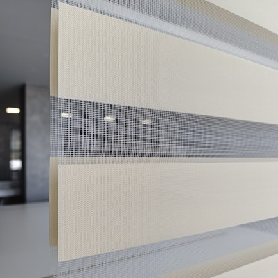 Διπλό ρόλερ Zebra 616-V2 Μπεζ Ανοικτό ΖΑ4 