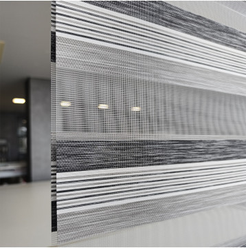 Διπλό ρόλερ Zebra V6 Γκρι-Ασημί Ρίγα ZA21