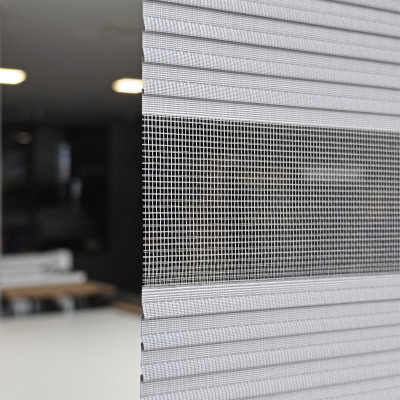  Διπλό ρόλερ Zebra  Κυματιστό γκρί ΖΑ31