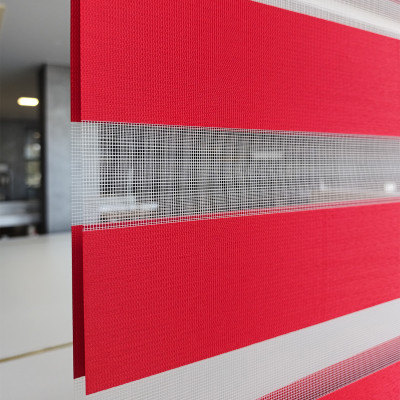 Διπλό ρόλερ Zebra Κόκκινο ΖΑ13