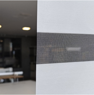 Διπλό ρόλερ Zebra Ελεγχόμενης σκίασης V1 Λευκό ΖΑ1