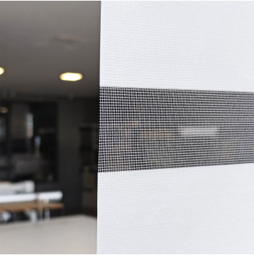 Διπλό ρόλερ Zebra Ελεγχόμενης σκίασης V1 Λευκό ΖΑ1